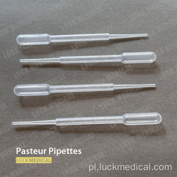 3 ml ukończone pipety pasteurowe